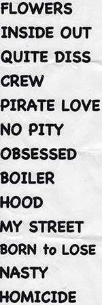 Click to enlarge Nick Cash - The 100 Club, Oxford Street, London 8.1.16